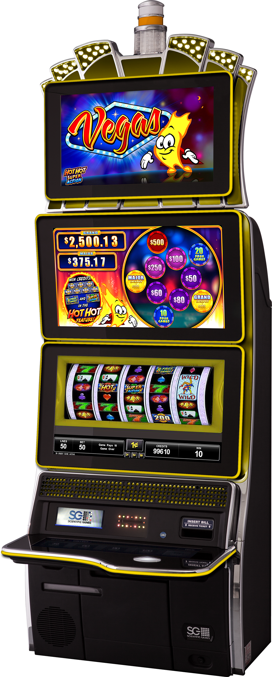 Hot Hot Super Action - Vegas Cabinet